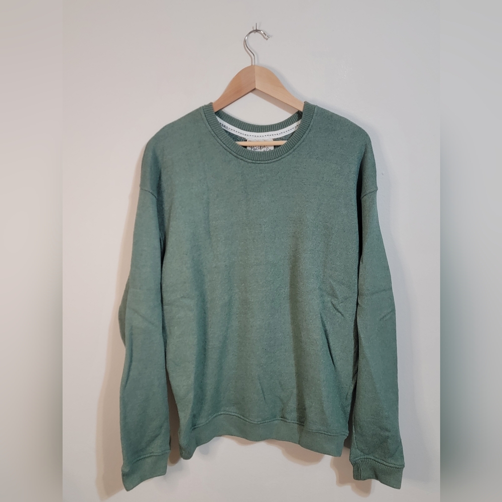 Classic Green Crewneck Sweater